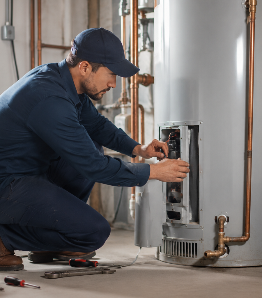 Leaking water heater repair