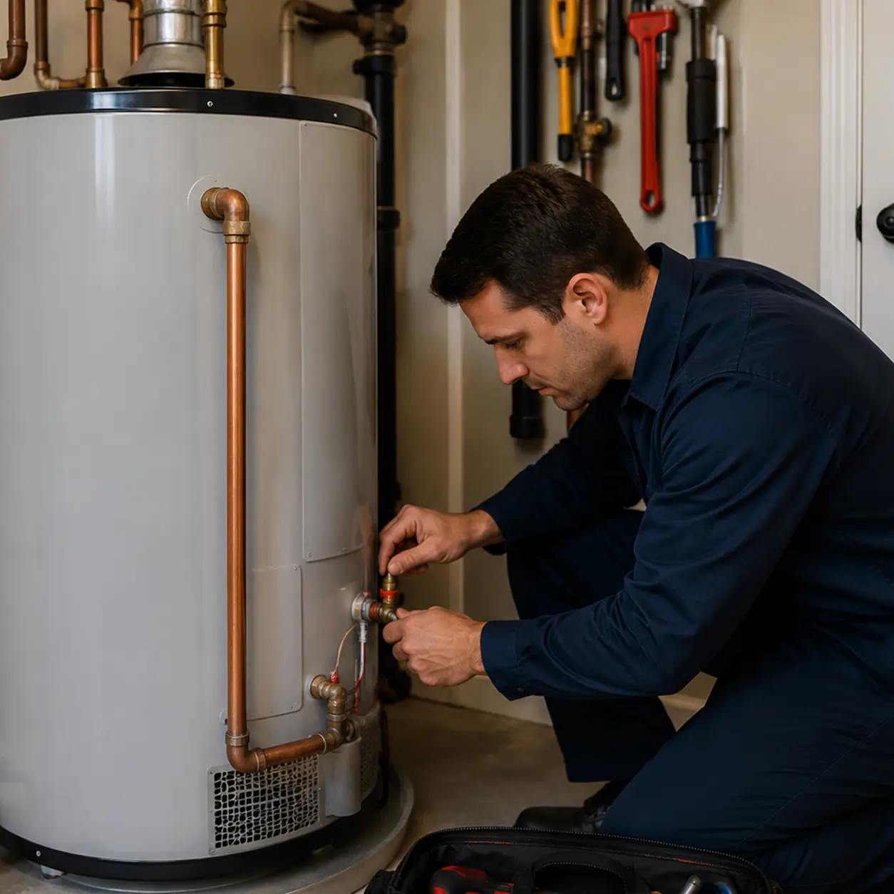 Water heater installation in Plano TX
