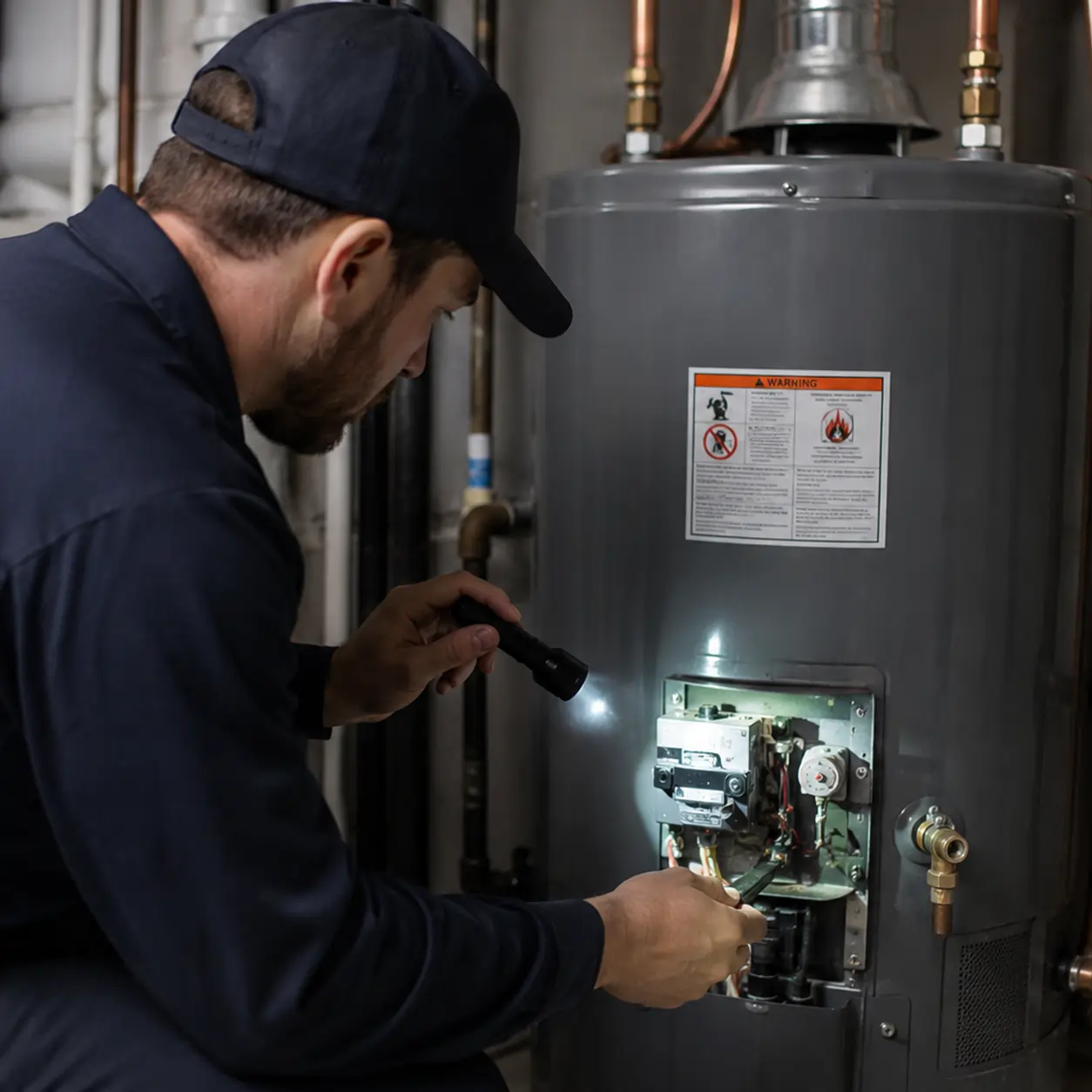 Water heater service